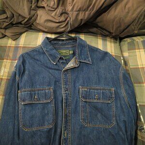 Filson denim shirt mens xl